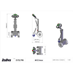 Zallys M12 stainless steel