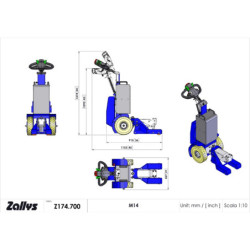 Zallys M14 with hydraulic lifting system Z174.700